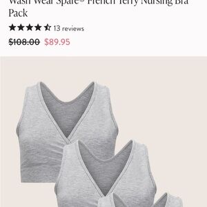 Kindred Bravely French Terry Nursing Bra - Wash Wear Spare